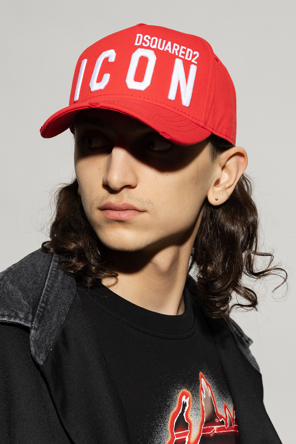 Dsquared2 cap best sale black and red